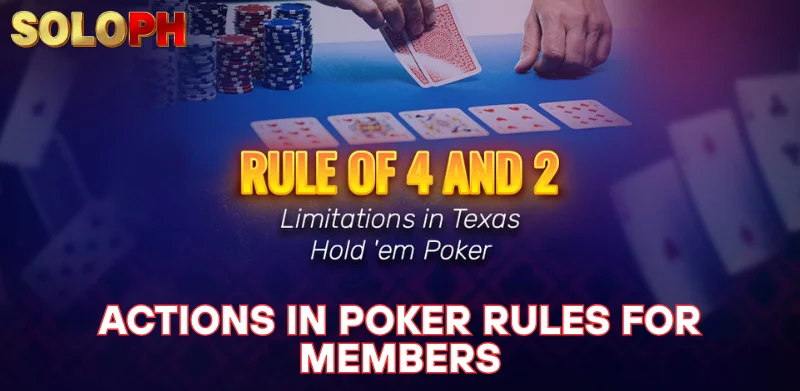 actions in poker rules for members